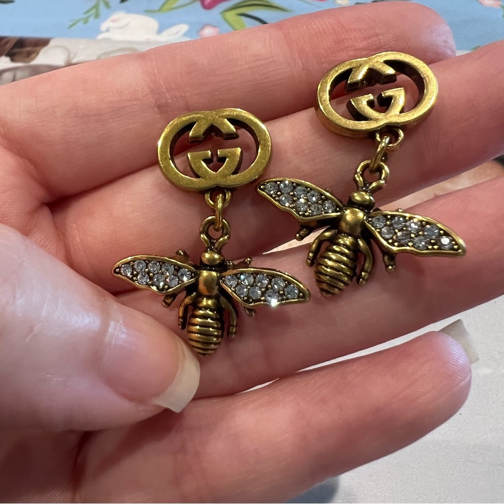 Ahava Stainless Steel Bumble Bee Earrings